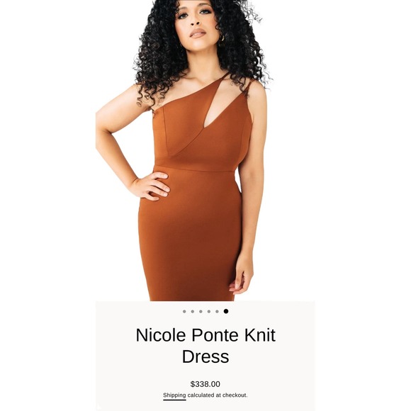 NWOT! Chloe Kristyn Nicole Ponte Knit Dress - Size Small - Picture 3 of 7
